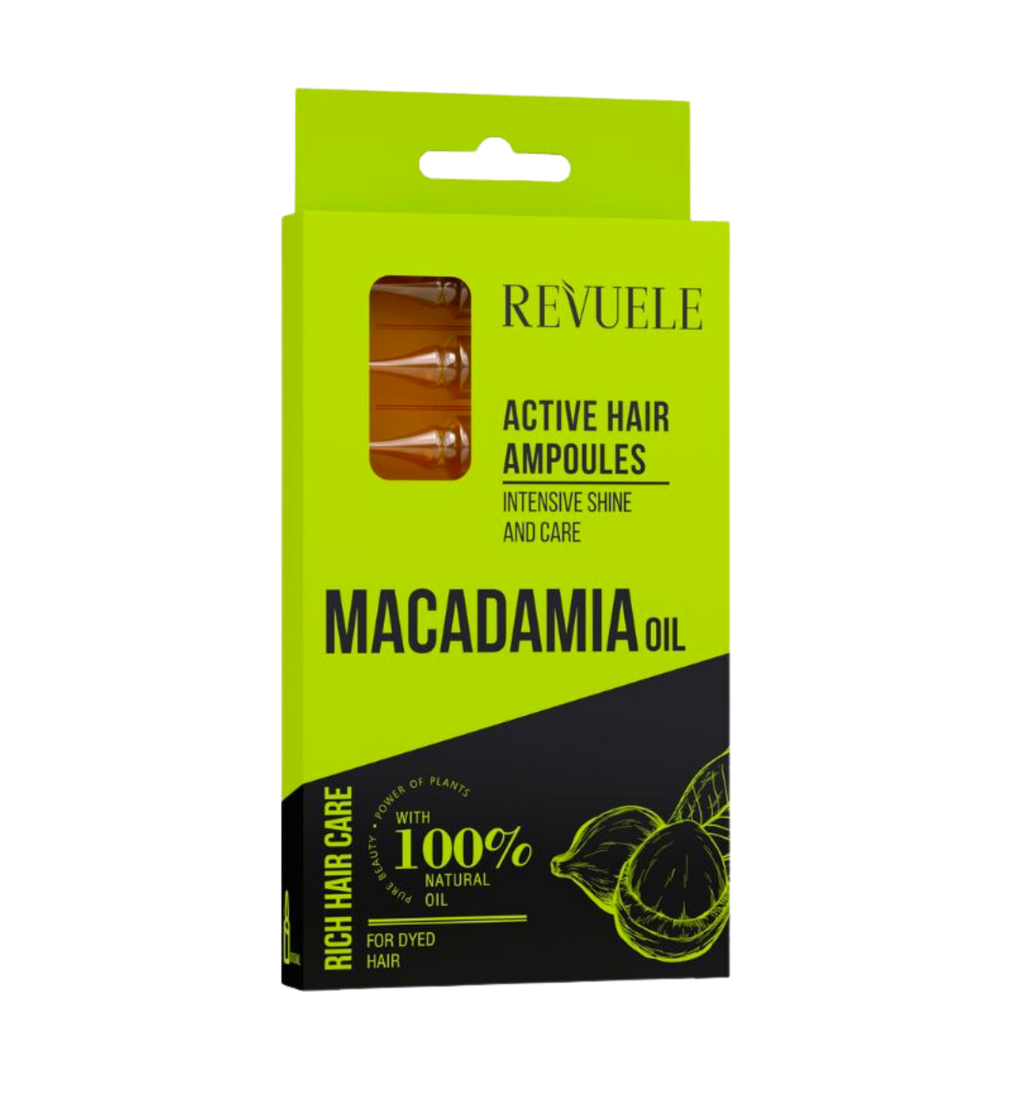 REVUELE MACADAMIA OIL HAIR ACTIVE Ampoules-8*5ml