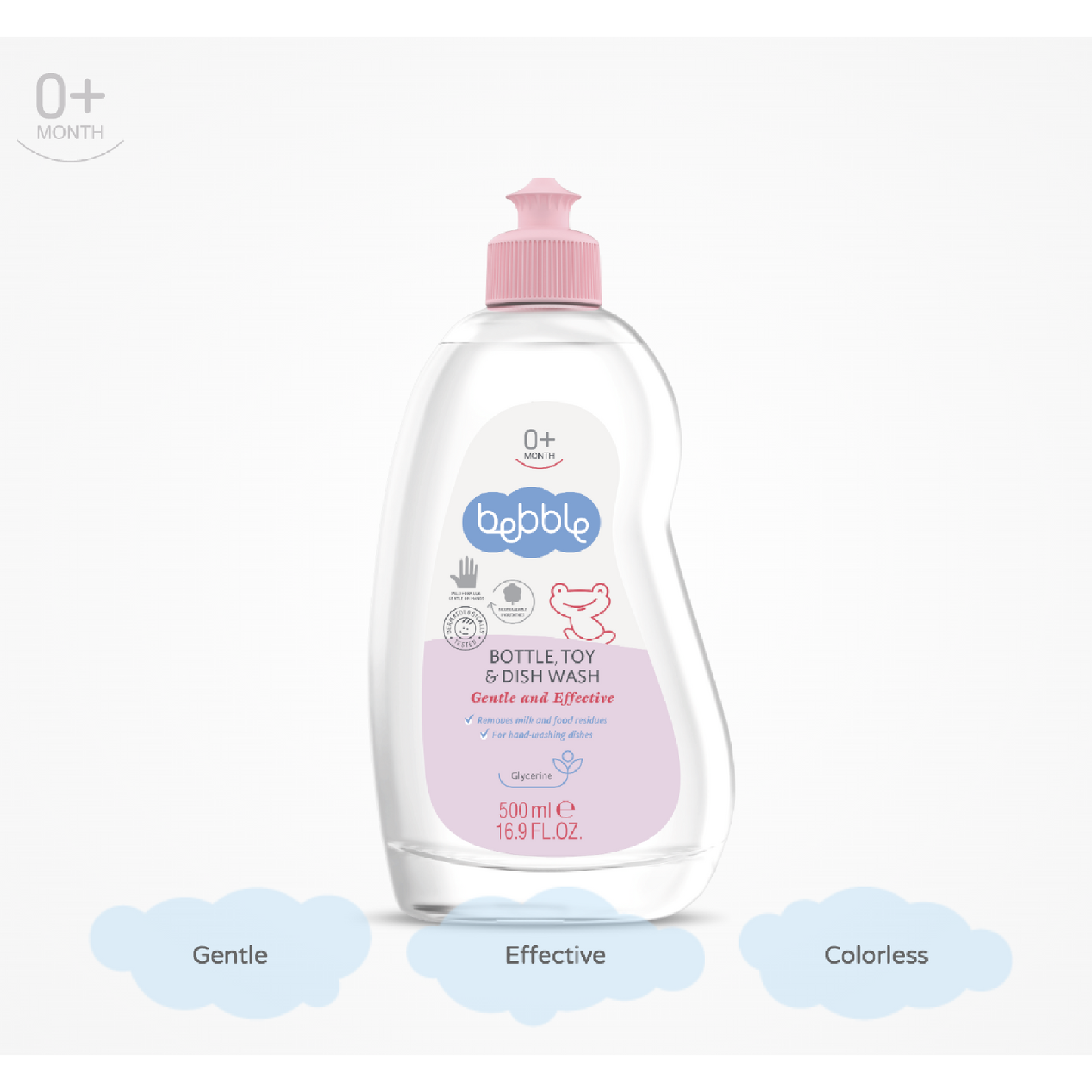 Bebble Bottle, Toy & Dish Wash-500ml