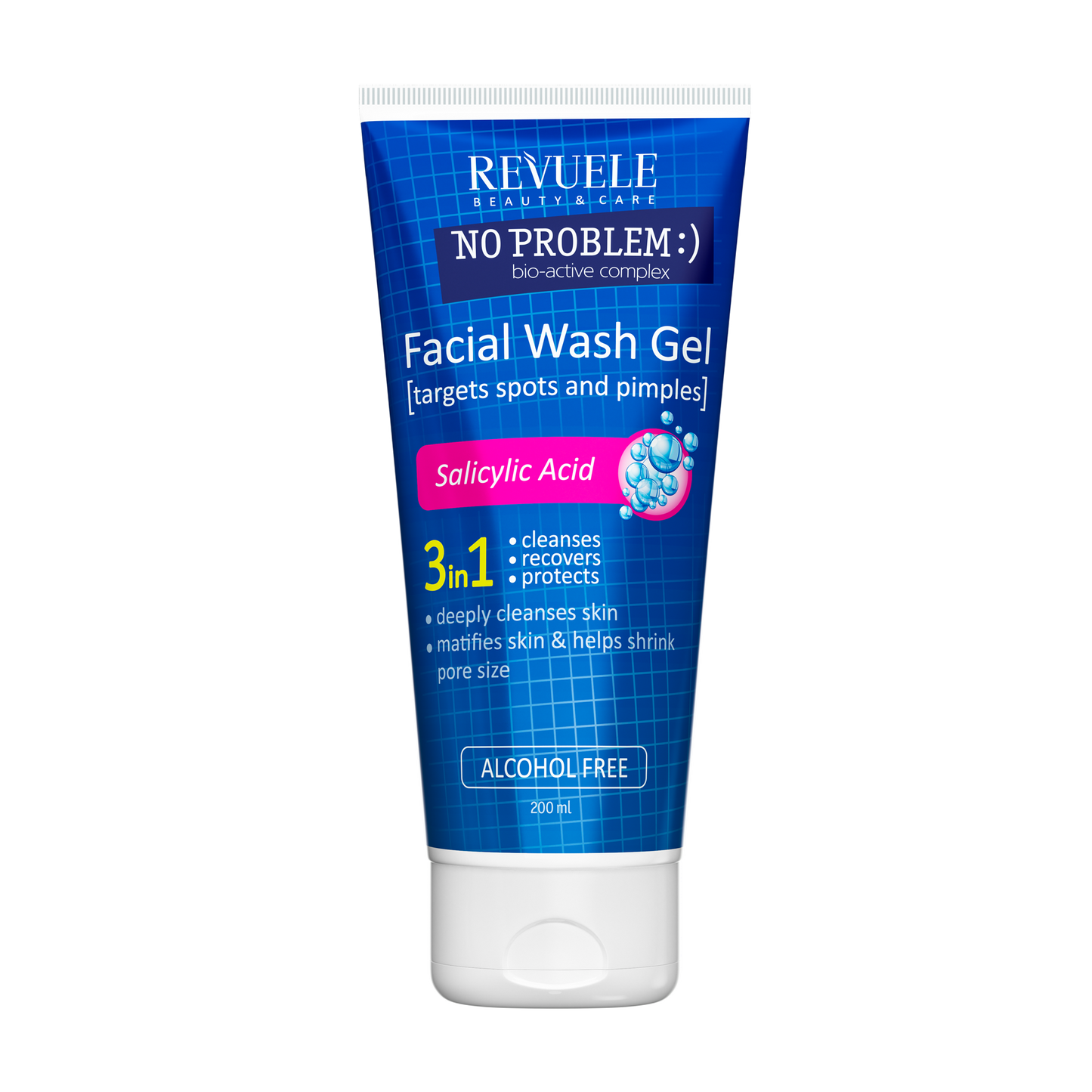 REVUELE NO PROBLEM Washing Gel with Salicylic Acid-200ml