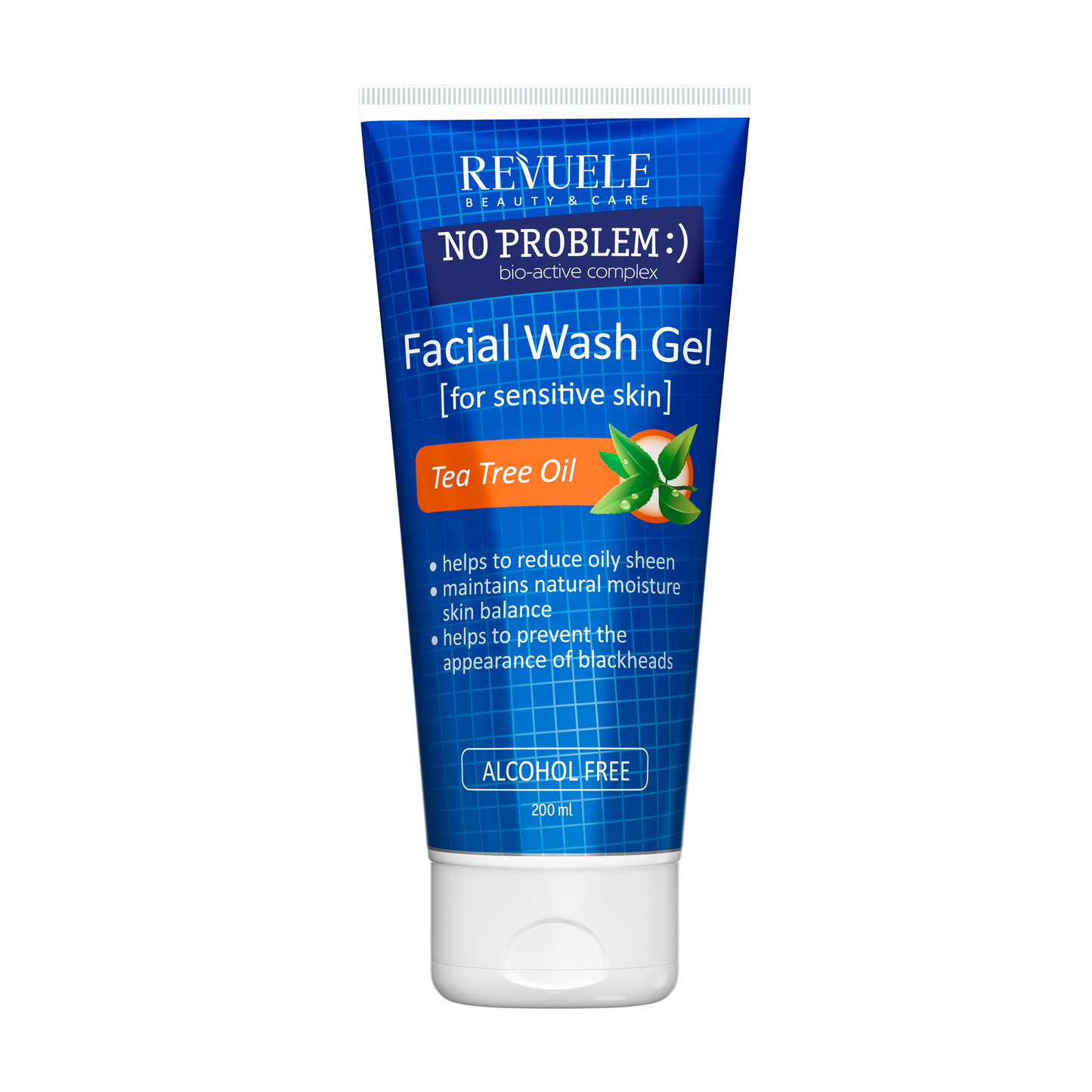 REVUELE NO PROBLEM Washing Gel with Tea Tree Oil-200ml