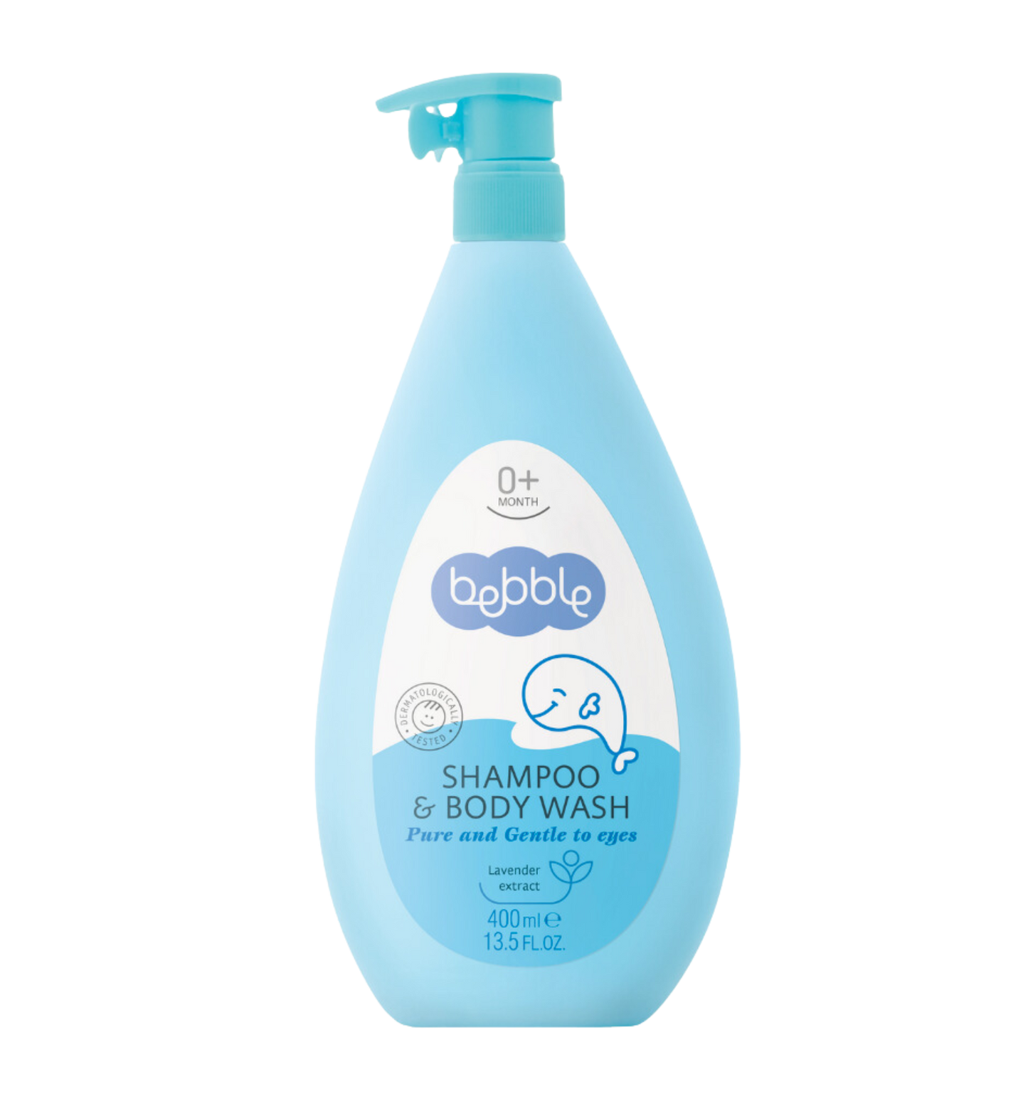 Bebble Shampoo & Body Wash-400ml