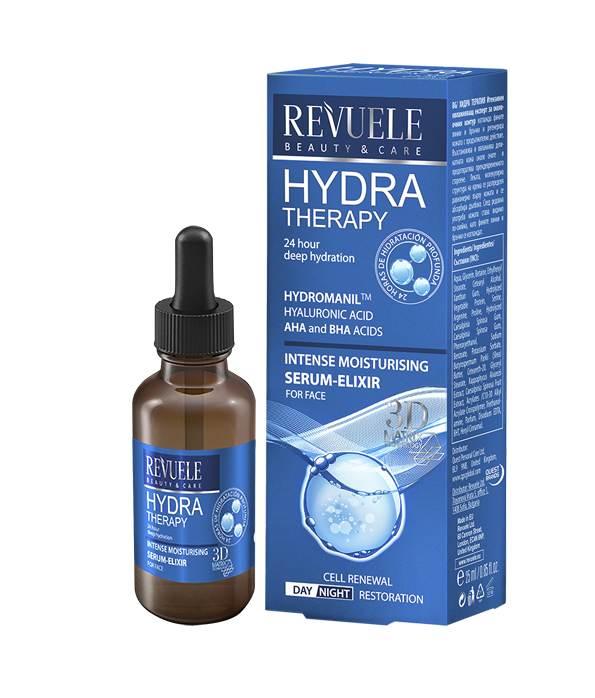 REVUELE HYDRA THERAPY Intense Moisturising Serum – Elixir-25ml
