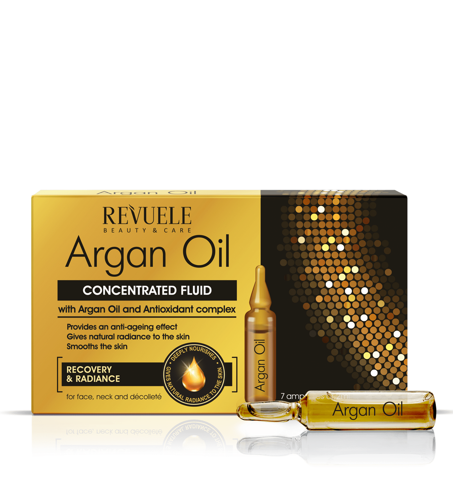 REVUELE ARGAN OIL Ampoules Concentrated fluid with Argan Oil and Antioxidant Complex- 7*2ml