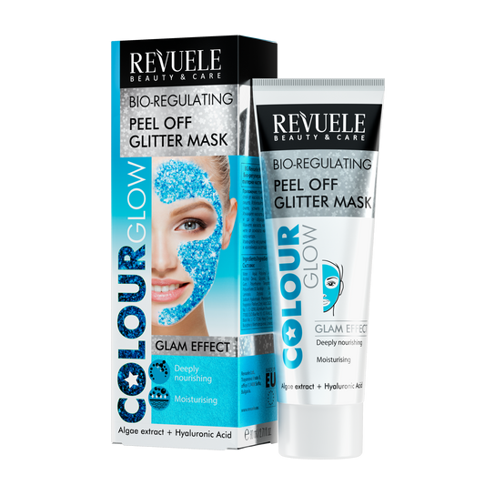 REVUELE COLOUR GLOW BIO-REGULATING Peel Off Blue Mask-80ml