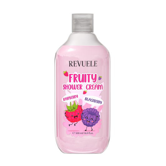 REVUELE FRUITY SHOWER CREAM RASPBERRY AND BLACKBERRY -كريم استحمام بالفواكه بالتوت والتوت الأسود