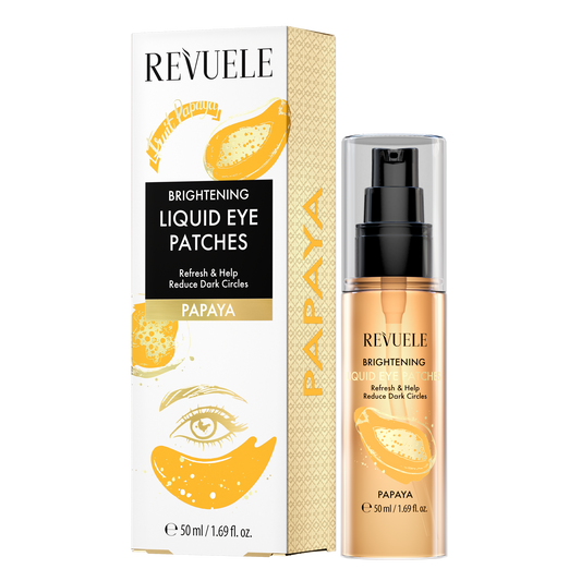 REVUELE BRIGHTENING LIQUID EYE PATCHES Papaya-50ml