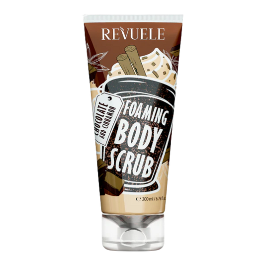 REVUELE FOAMING BODY SCRUB - Chocolate and Cinnamon 200ml