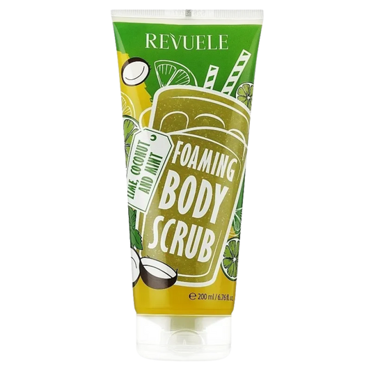 REVUELE FOAMING BODY SCRUB - Lime, Coconut and Mint 200ml
