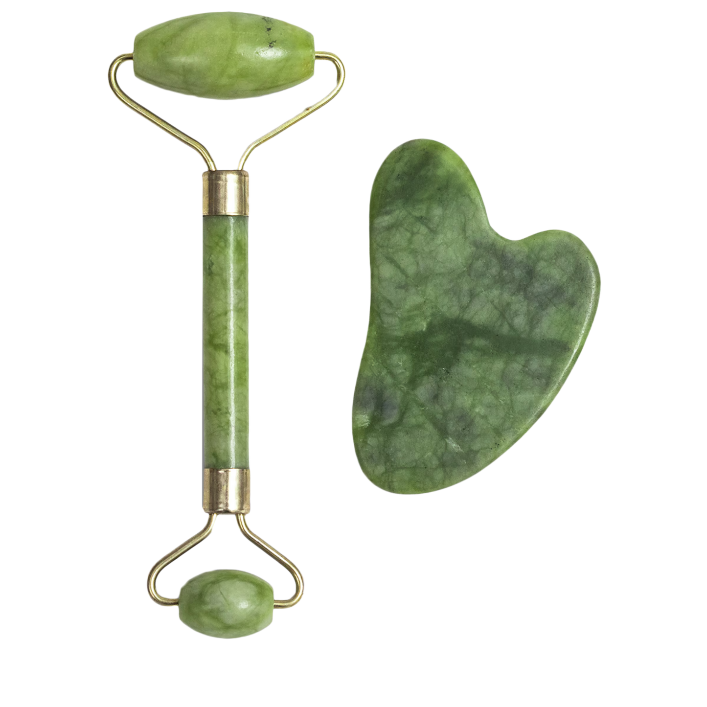 Standelli SET JADE FACE ROLLER AND GUA SHA STONE