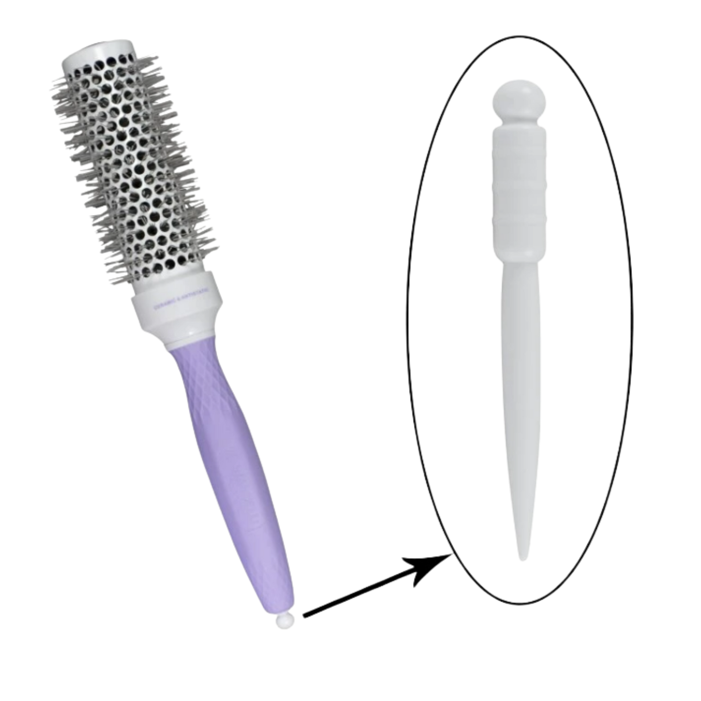 Standelli Styling Hair Brush with Pin