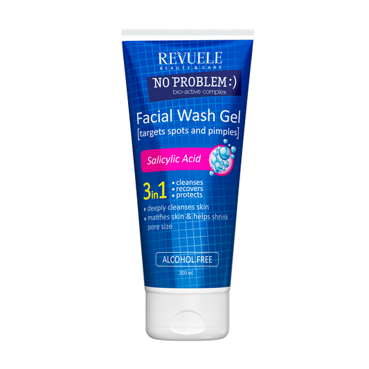 REVUELE NO PROBLEM Washing Gel with Salicylic Acid-200ml