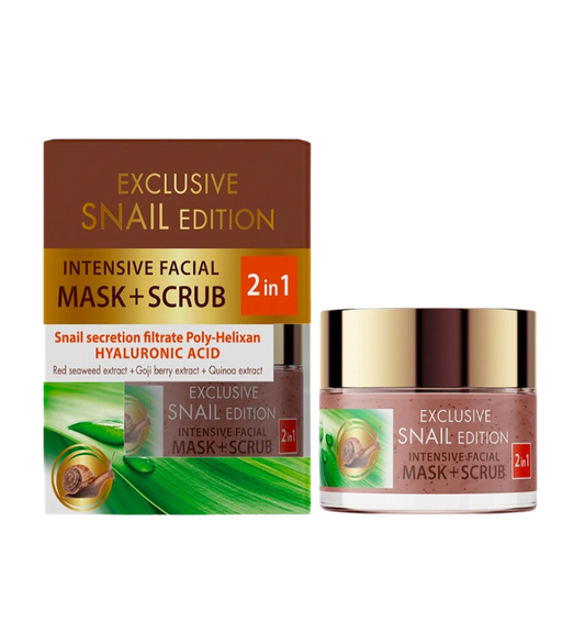 Snail Exclusive Edition Intense Facial Mask+Scrub-50ml