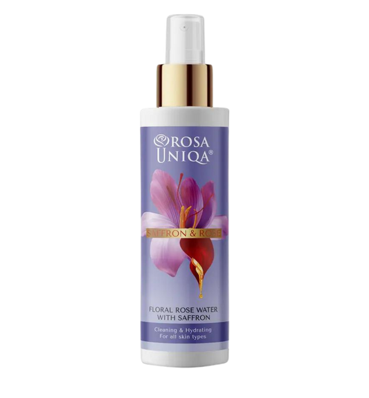 ROSE & SAFFRON Floral Rose Water Cleansing & Hydrating Spray-200ml