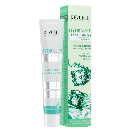 REVUELE HYDRALIFT HYALURON Hands & Nails Nourishing Cream Instant Softening Effect-50ml