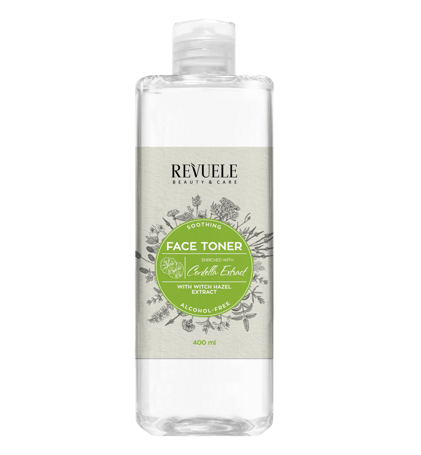 REVUELE WITCH HAZEL TONER with Centella Extract-400ml