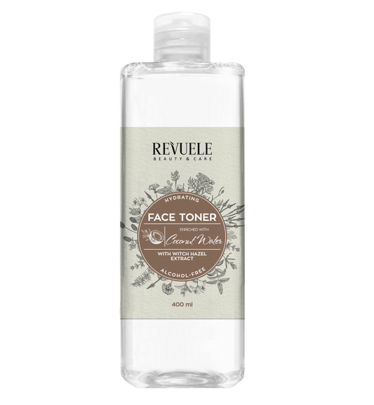 REVUELE Hydrating Face Toner with Witch Hazel Extract – تونر تنظيف البشرة بخلاصة جوز الهند