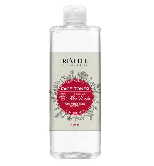 REVUELE Revitalising Face Toner with Witch Hazel Extract -تونر تنظيف البشرة بخلاصة ماء الورد