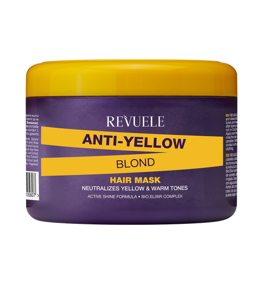 REVUELE ANTI YELLOW BLOND HAIR MASK-500ml