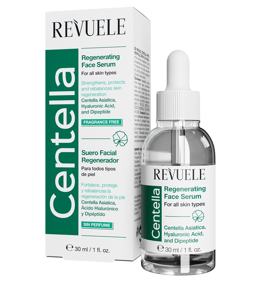 REVUELE CENTELLA REGENERATING FACE SERUM, 30ml